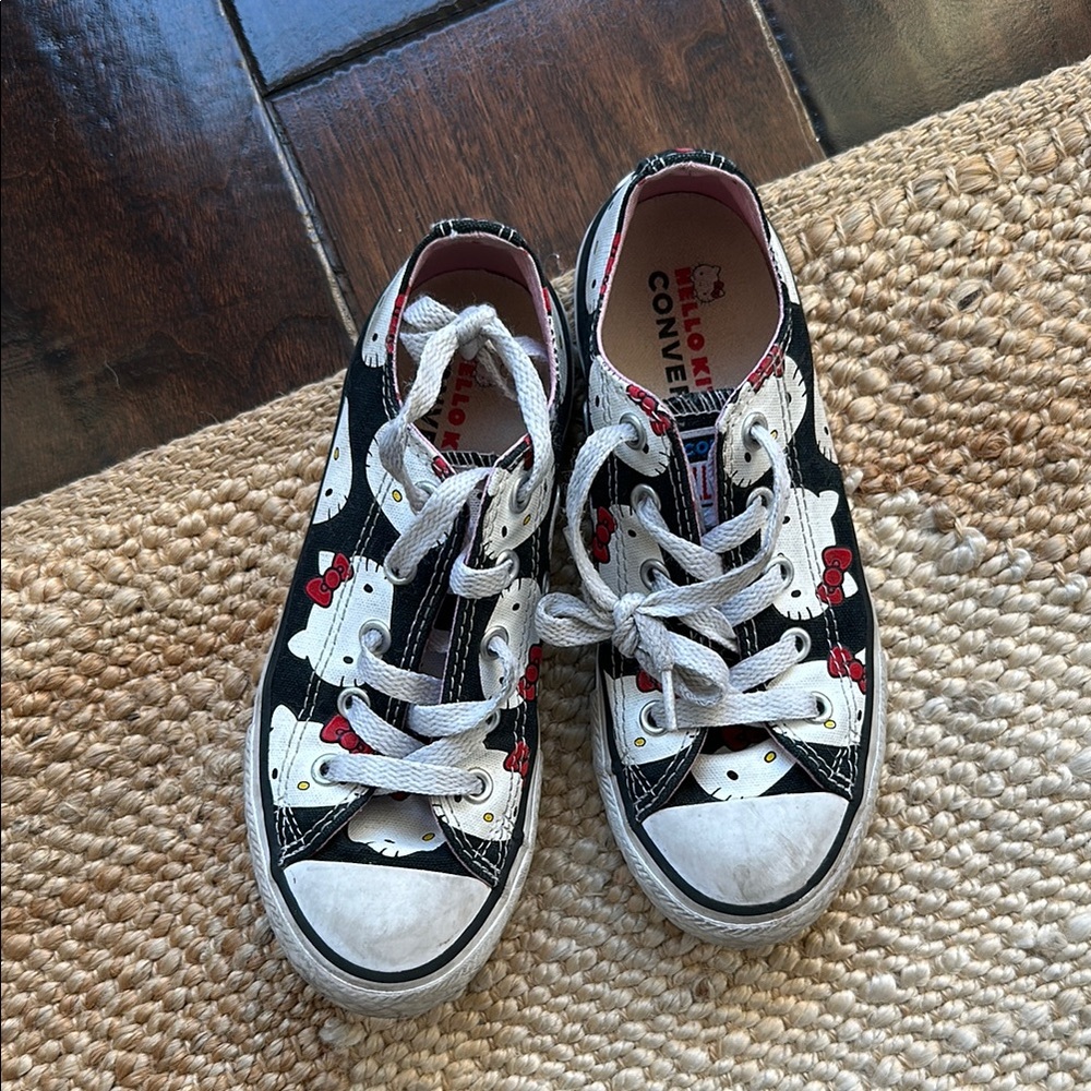 Converse Kids Hello Kitty Black Sneakers